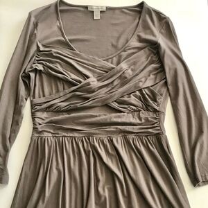 Boston proper gray dress